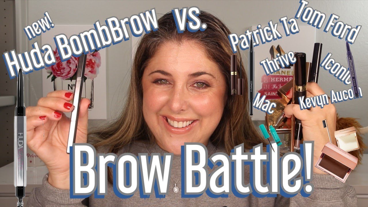 Huda Bomb Brows Pencil vs Tom Ford, Patrick Ta, Mac and More! Brow Battle!!