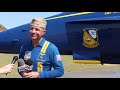Blue Angels Pilot Eric Doyle before Tuscaloosa Air Show