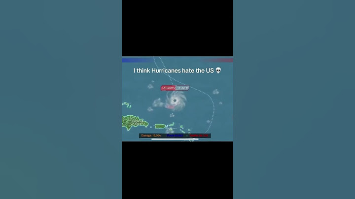 I think hurricanes hate the US 💀