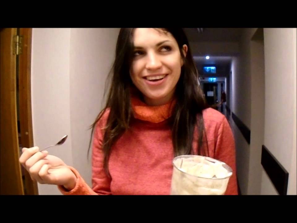 Tasting Estonian national food  KAMA