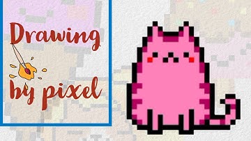 Cute cat 🐱 pixel art🎨#shorts #game #pixel #cat