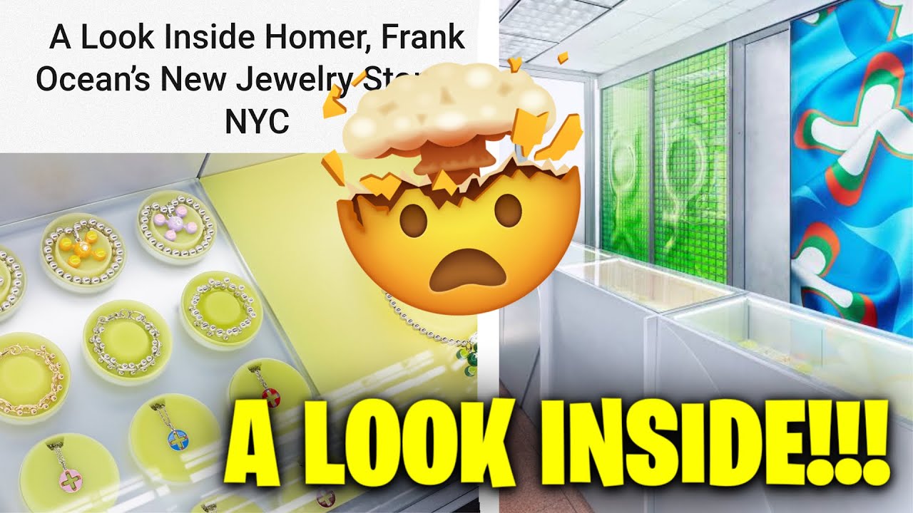 A look inside Frank Ocean's jewelry shop in NYC YouTube