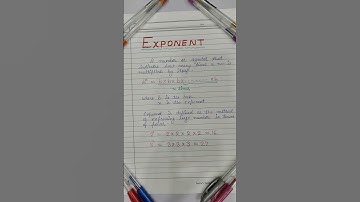 Define Exponent & power #viralshort #maths #shorts #viralvideo