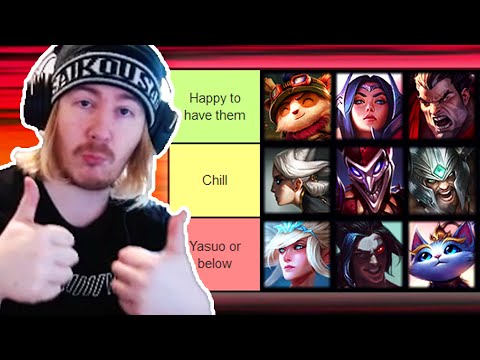 NALanguage on X: league of legends toxicity tier list based on champion  mains  / X