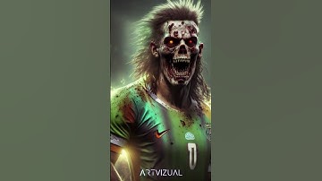 AI turn zombies into Soccer Player Art⚽