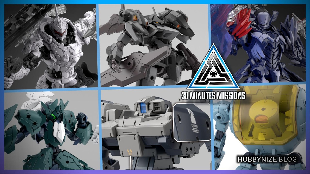 BANDAI Hobby New ITEM INFO 30 MINUTES MISSIONS July to September