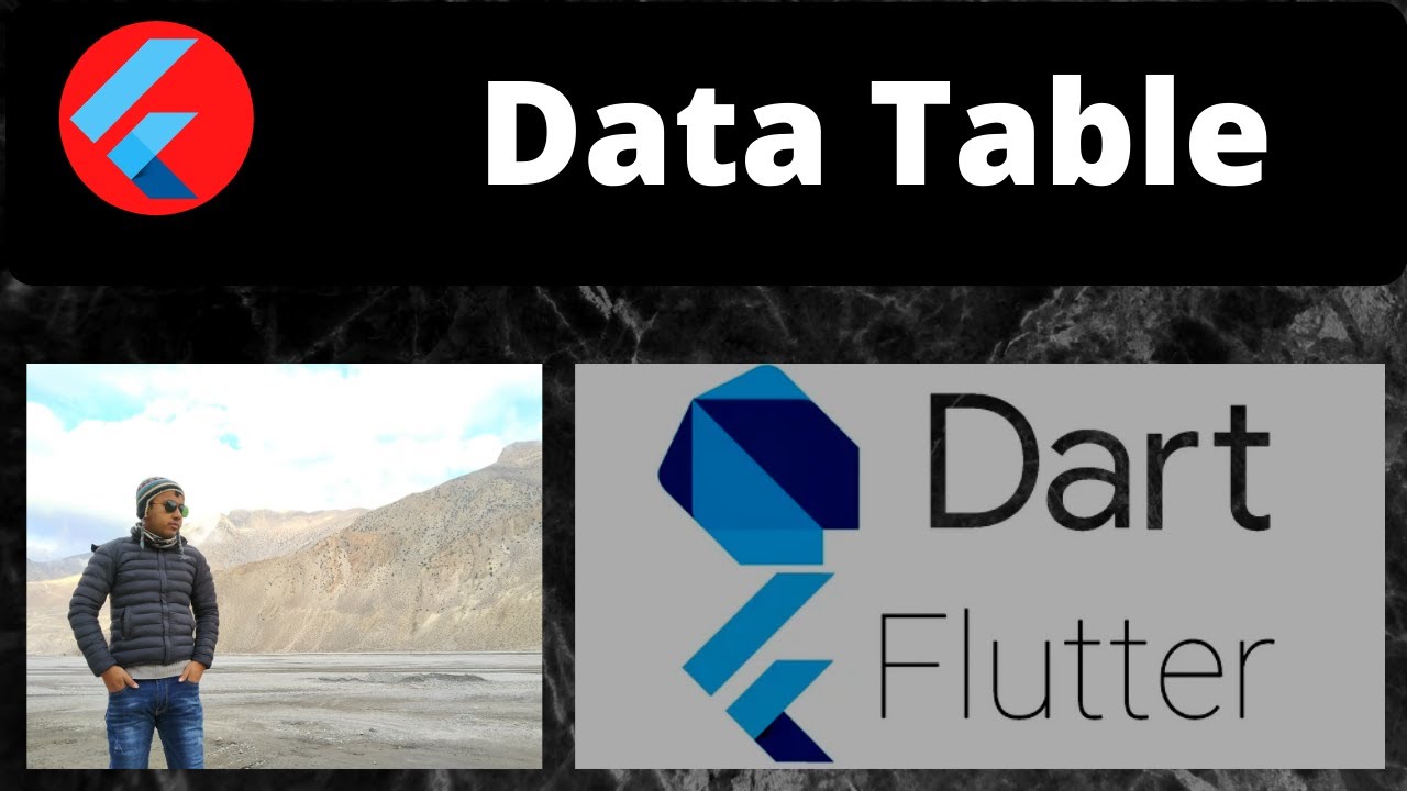 Learn Flutter In Nepali (Part- 33 Data Table) - YouTube