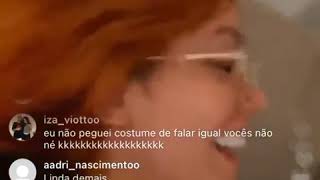 Tainá peida na Live de Lara Silva