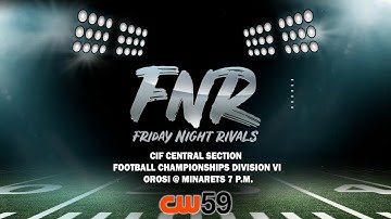 Championship Orosi @ Minarets