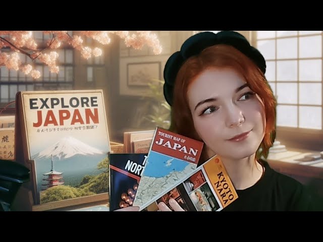 ASMR | Friendly Travel Agent Plans Your Trip to Japan | Roleplay, Maps, Soft spoken