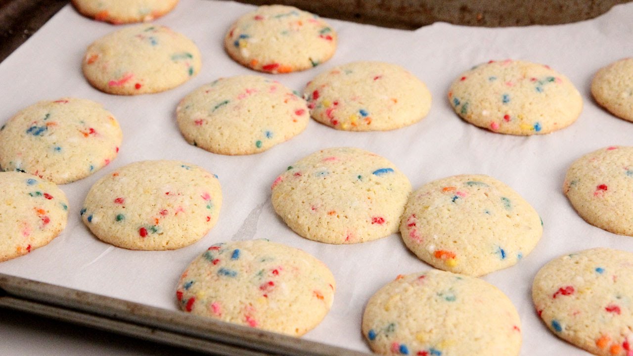 Cake Mix Confetti Cookies - Laura Vitale - Laura in the Kitchen Episode 1014