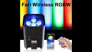Fari RGBW a batteria ricaricabile per Catering, Eventi ,Mostre e Fiere: Smartbat Prolights