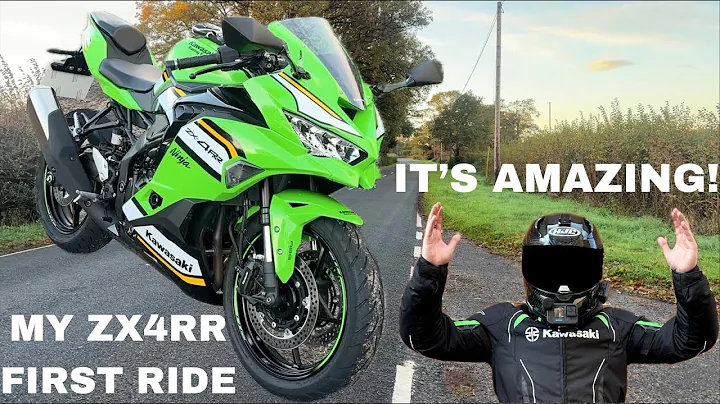 FIRST RIDE of my NEW KAWASAKI NINJA ZX4RR | ITS AMAZING!