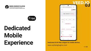 Dedicated UI/UX filter widgets for mobile devices. White & Orange Post 3 screenshot 4