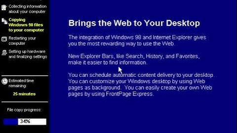 Installing Windows 98 Build 1671