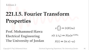 221.I.5. Fourier Transform Properties