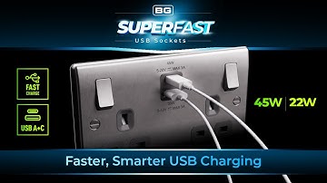 🌟 Upgrade Your Home with BG’s Superfast USB Sockets 📱 Faster Charging, Sleek Design