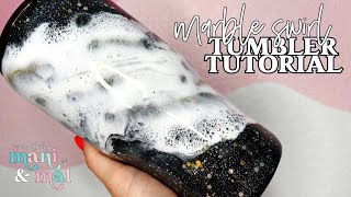 Marble Swirl Epoxy Tumbler Tutorial