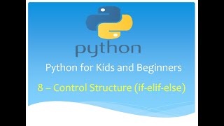 Python for Kids and Beginners | Chapter 8/12 of Complete Python Coding Course for Children/Beginners