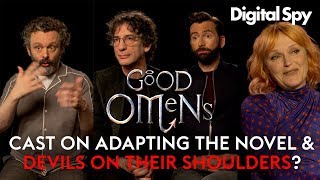 Good Omens interviews on Terry Pratchetts' legacy and devils on their shoulders