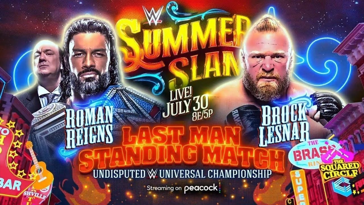 FULL MATCH - Roman Regins Vs Brock Lesnar - Undisputed Championship MATCH: SummerSlam 2022