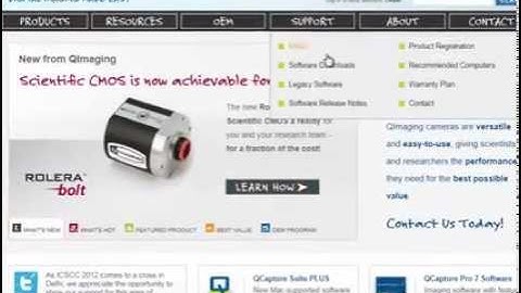 Installing and Running a QImaging Camera in NIS Elements Software