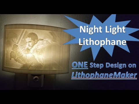 3D Printed Night Light Lithophane