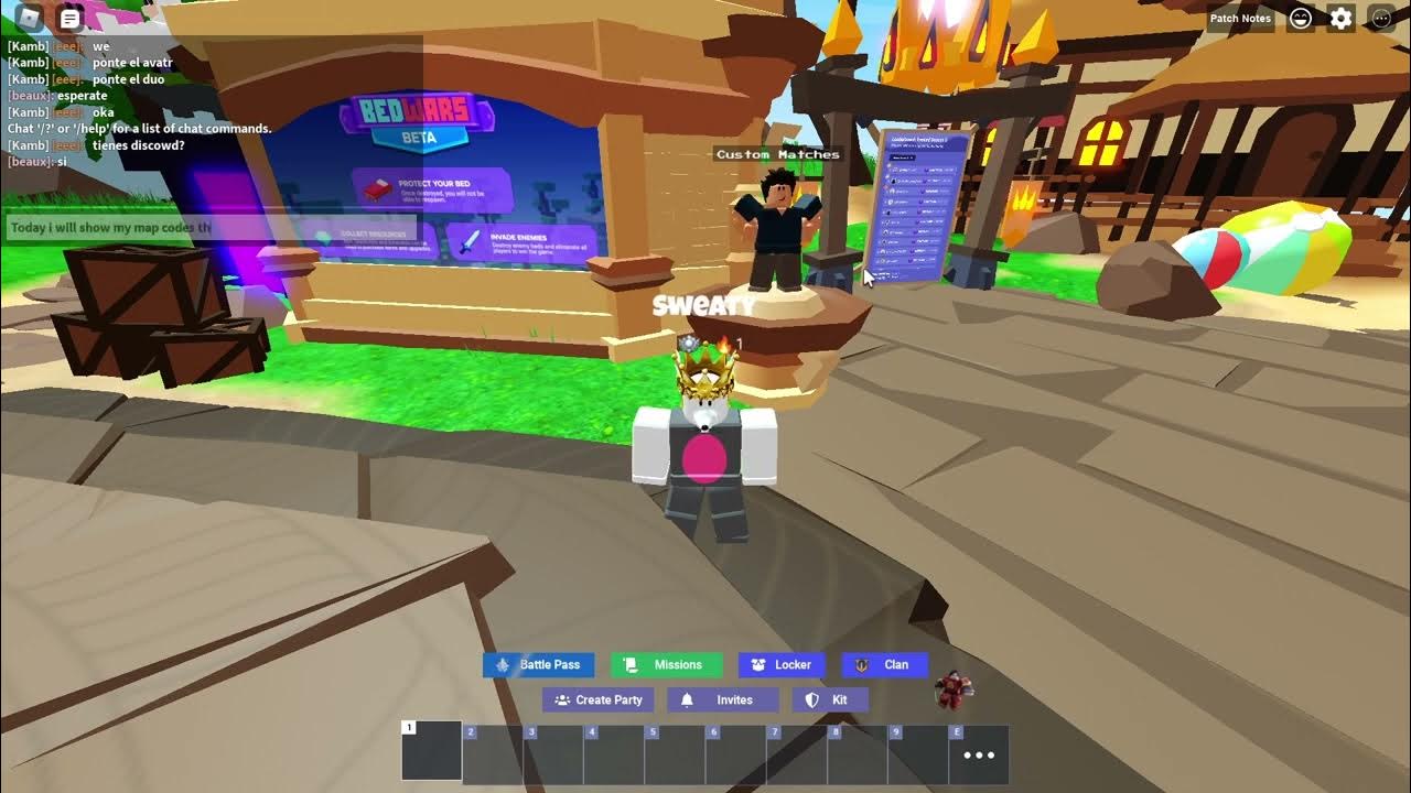 Roblox Bedwars Map codes YouTube