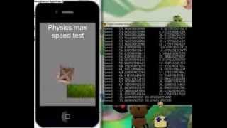 Corona sdk physics max speed test 2