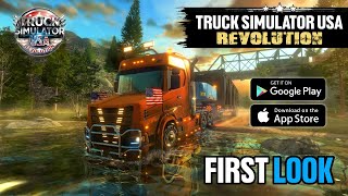 Akhirnya Rilis Truck Simulator USA Revolution - Truck Gameplay screenshot 3