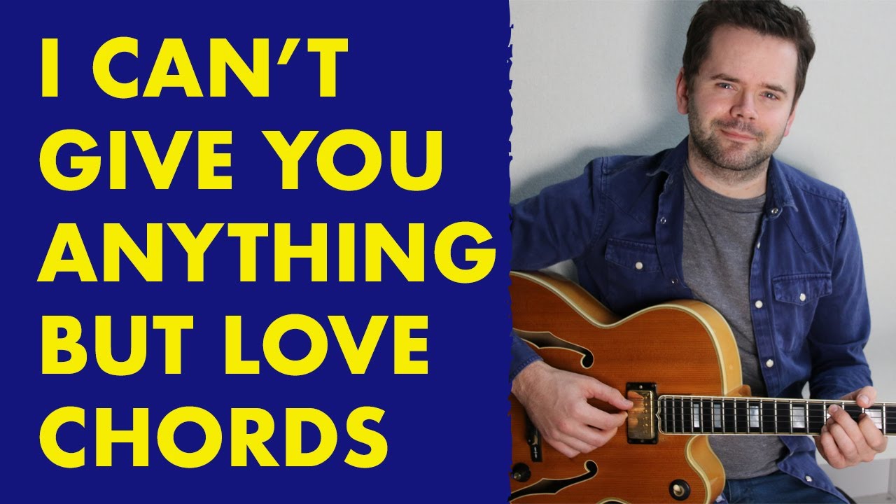 🔴I can't give you anything but love beginner chords lesson ✅