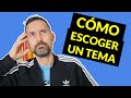 Cómo escoger un buen tema para tu TFG, TFM o tesis