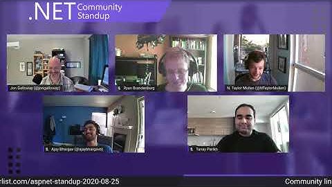 ASP.NET Community Standup - Aug 25th 2020 - Razor Tooling