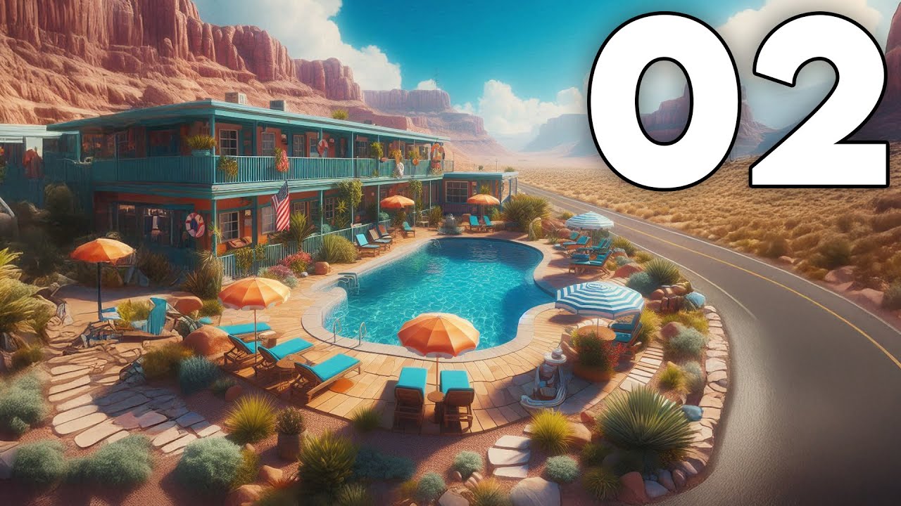 Sunset Motel - Part 2 - Renovating & Opening The Pool!