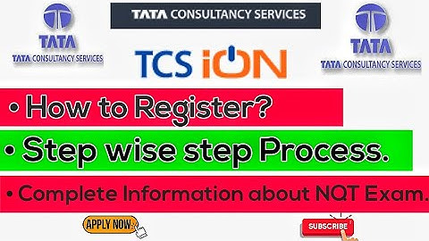 How to Register in TCS NQT Registration Form || Step wise Step Process of Registration #tata #tcsion