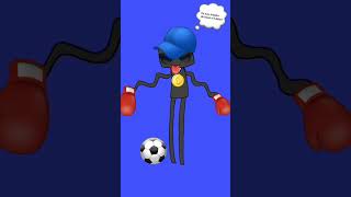 Enderman lutador de boxe joga futebol #animation