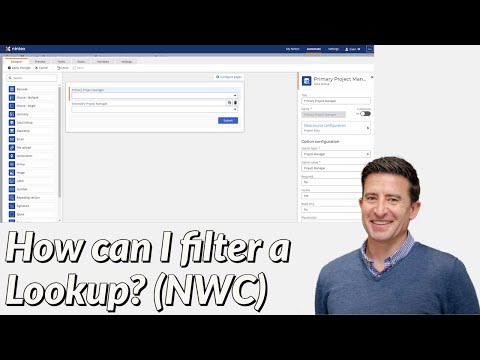 How can I filter a Lookup? (NWC)
