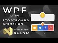 WPF Tutorial: Storyboard Animation in WPF | User Control | Visual studio blend | Triggers