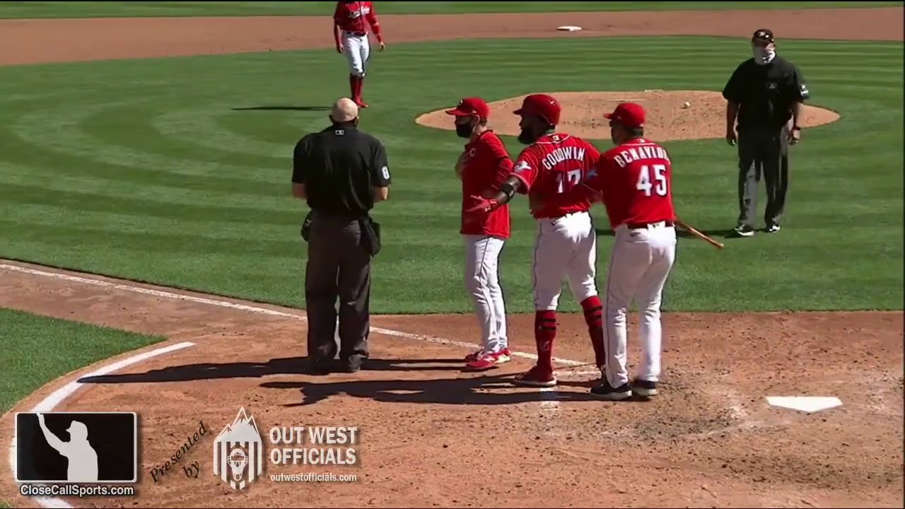 Ejection 67 - Umpire Mike Estabrook Throws a Moundball While Ejecting ...