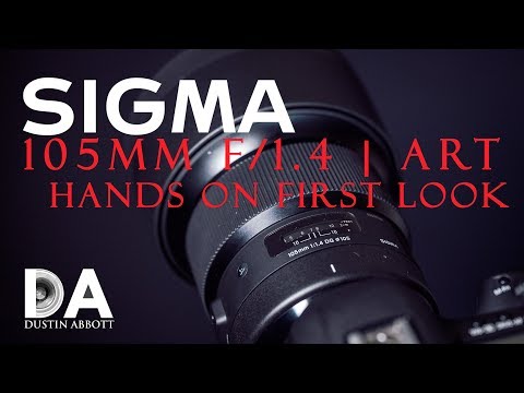 Sigma 105mm f/1.4 ART:  Hands On First Look | 4K