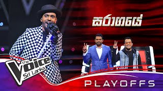 Video thumbnail of "Pramuk Elica | Saragaye (සරාගයේ) |  Playoffs | The Voice Sri Lanka"