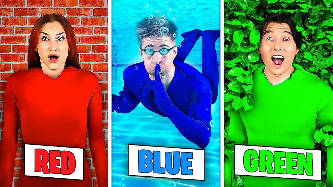 Extreme Versteckspiel In Einer Farbe Challenge von Multi DO Challenge - YouTube