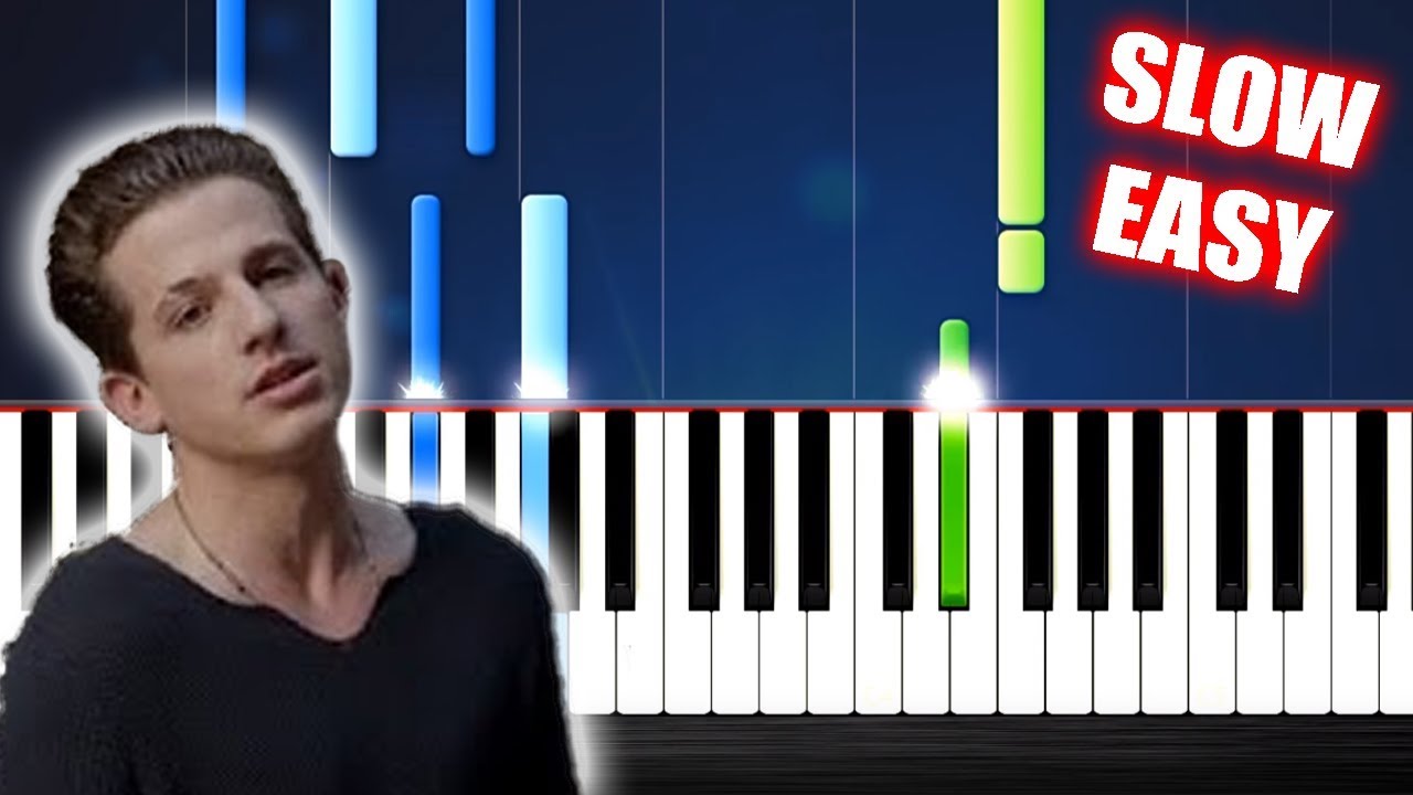 Charlie Puth One Call Away Slow Easy Piano Tutorial By Plutax Youtube