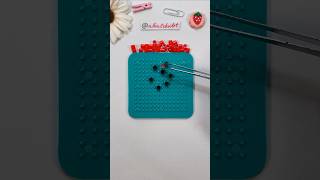 🤍💚🖤❤️DIY Easy Craft idea with perler beads #craft #art #diy #drawing #artwork