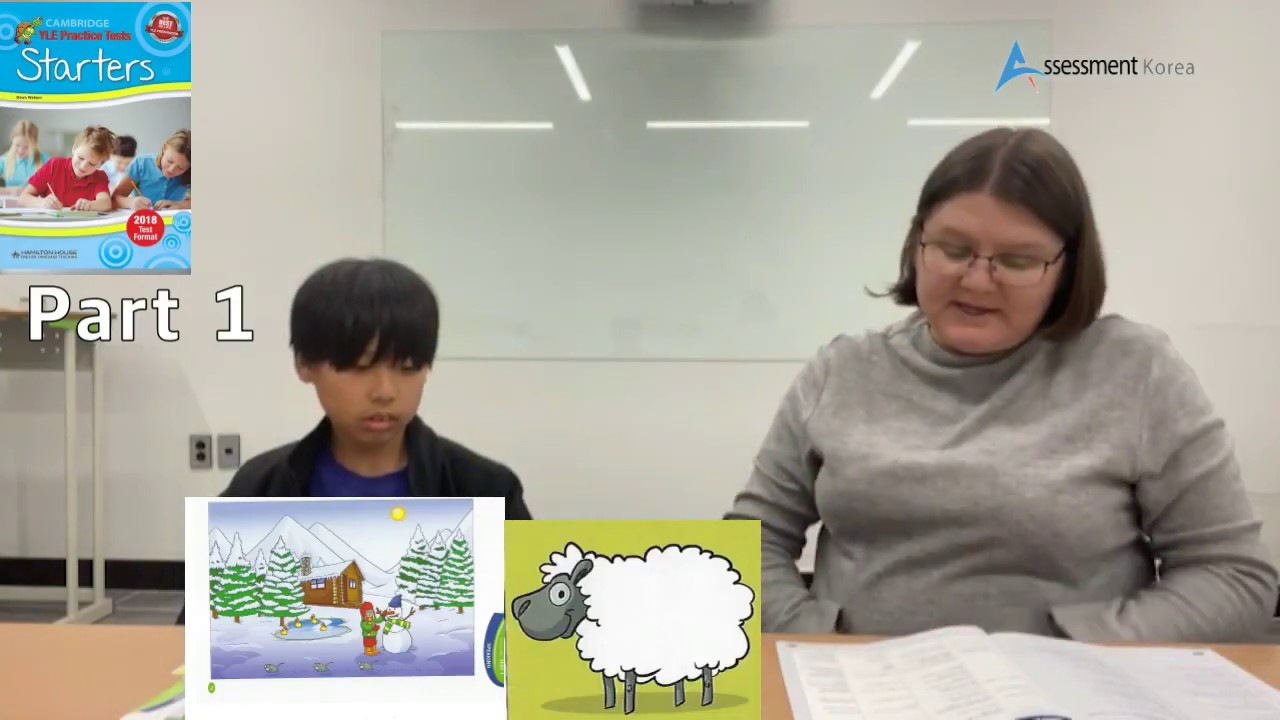캠브리지 PreA1 Starters 모의 스피킹 테스트(Hamilton Starters Practice Book Test 1