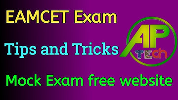 How to write Eamcet online Mock exam (Free website) | How to write Eamcet online main exam | eamcet