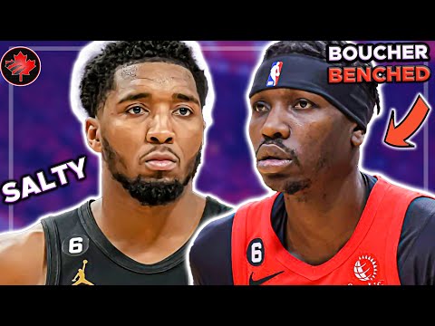 Donovan Mitchell SALTY At Raptors - Boucher BENCHED - Toronto Raptors vs Cavs Recap and News