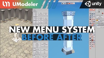 UModeler - New Menu System.