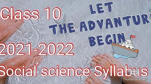 Class 10 syllabus of social science of term -1 2021-2022 cbse