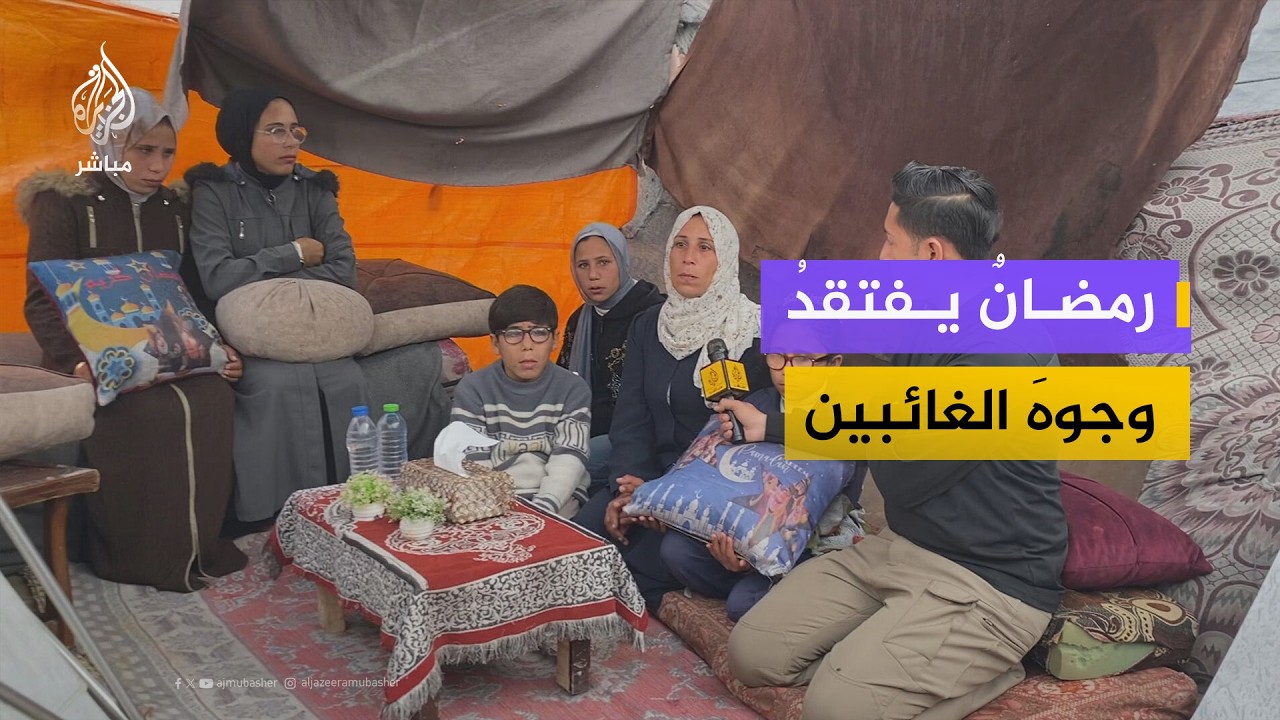 زوجة شهيد من غزة تستقبل رمضان بزينة استخرجتها من تحت الأنقاض